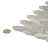 Apollo Tile Sparta White 12-in x 12-in Polished Natural Stone Marble Random Patterned Floor and Wall Tile (4.92-sq. ft/ Carton)
