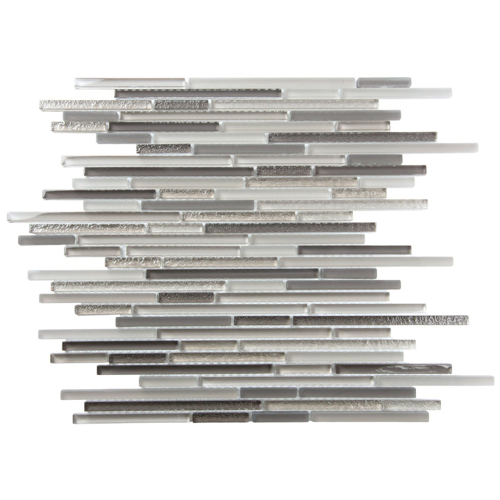 Apollo Tile (Sample) Waterfall Beige and Gray 4-in x 4-in Multi-finish Marble Linear Marble Look Floor and Wall Tile