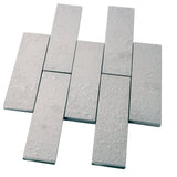 Apollo Tile (Sample) Metropolis Black 2-in x 8-in Polished Glass Subway Wall Tile