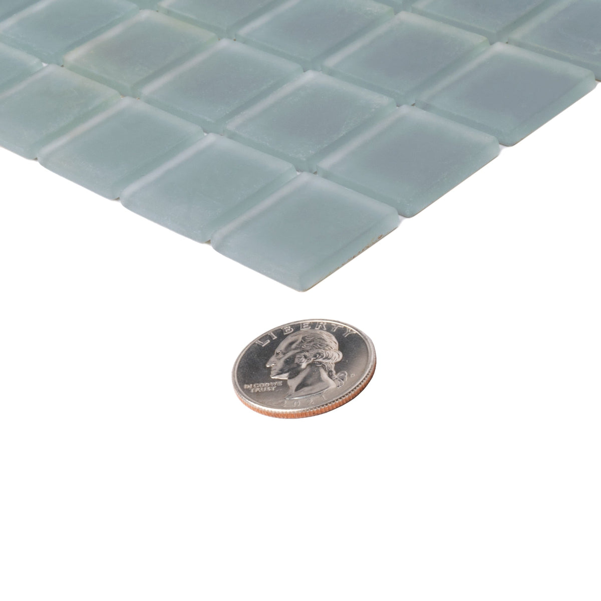 Apollo Tile (Sample) Floor and Wall Tile Ash Gray 4-in x 4-in Matte Glass Uniform Squares Floor and Wall Tile