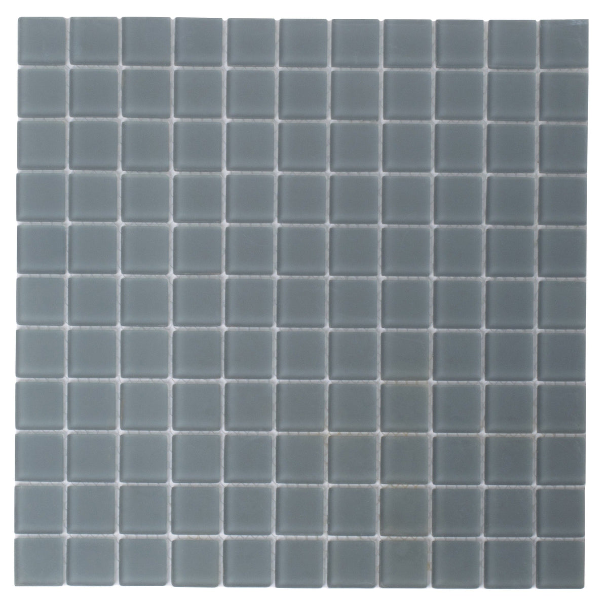 Apollo Tile (Sample) Floor and Wall Tile Ash Gray 4-in x 4-in Matte Glass Uniform Squares Floor and Wall Tile
