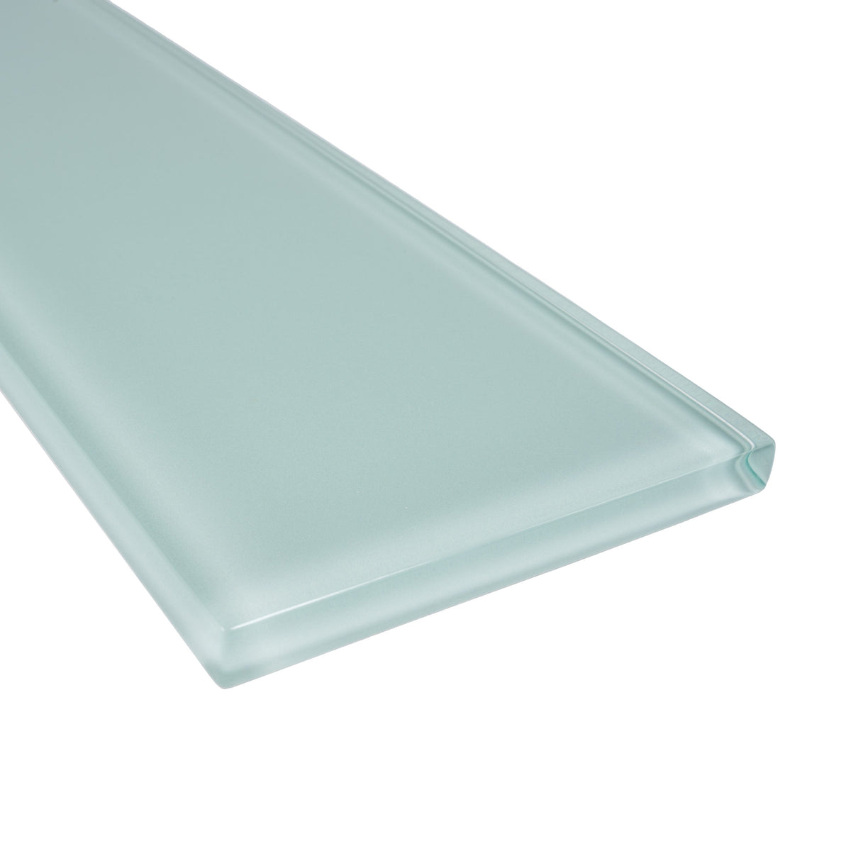 Apollo Tile (Sample) Wall Tile Cadet Blue 3-in x 12-in Glossy Glass Brick Subway Wall Tile