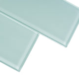 Apollo Tile Colorway Cadet Blue 3-in x 12-in Glossy Glass Brick Subway Wall Tile (5-sq. ft/ Carton)