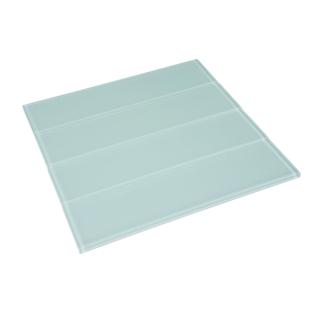 Apollo Tile (Sample) Wall Tile Cadet Blue 3-in x 12-in Glossy Glass Brick Subway Wall Tile