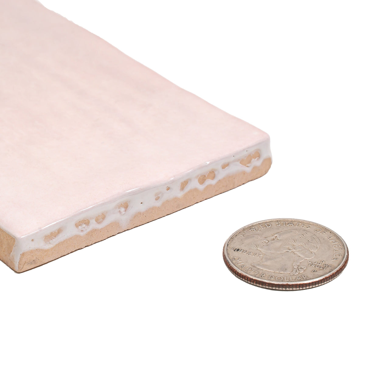 Apollo Tile (Sample) Duchess Pink 2-1/2-in x 8-in Glossy Ceramic Wall Tile