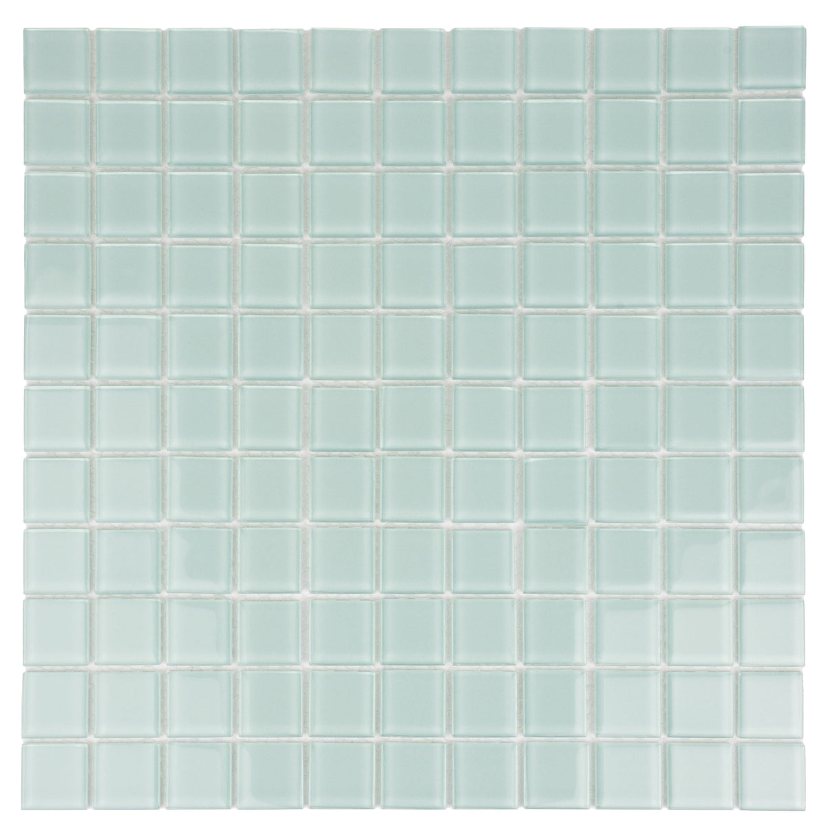 Apollo Tile (Sample) Floor and Wall Tile Cadet Blue 4-in x 4-in Glossy Glass Uniform Squares Floor and Wall Tile