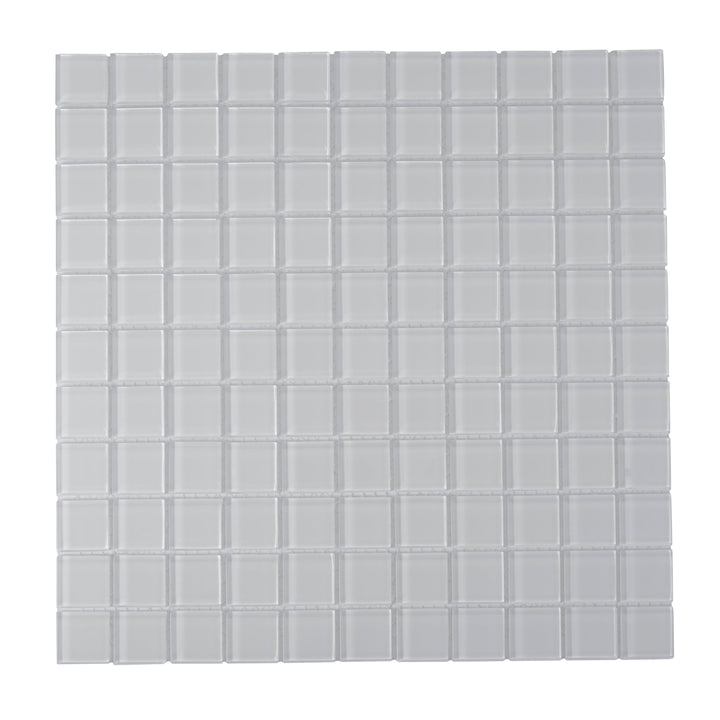 Apollo Tile (Sample) Floor and Wall Tile White 4-in x 4-in Glossy Glass Uniform Squares Floor and Wall Tile