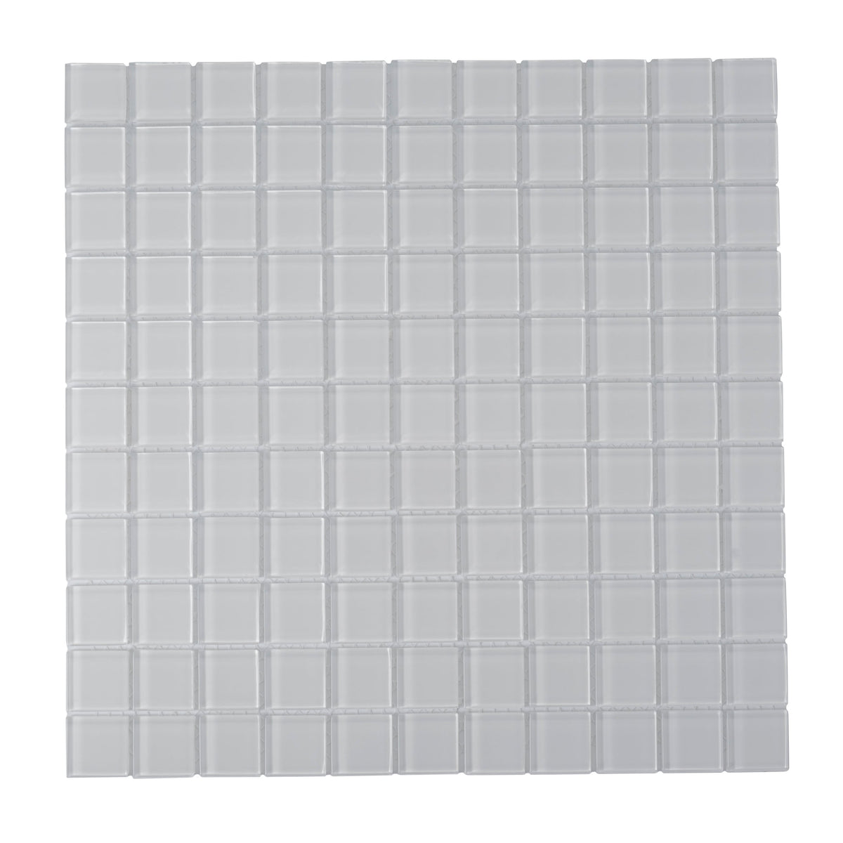 Apollo Tile (Sample) Floor and Wall Tile White 4-in x 4-in Glossy Glass Uniform Squares Floor and Wall Tile