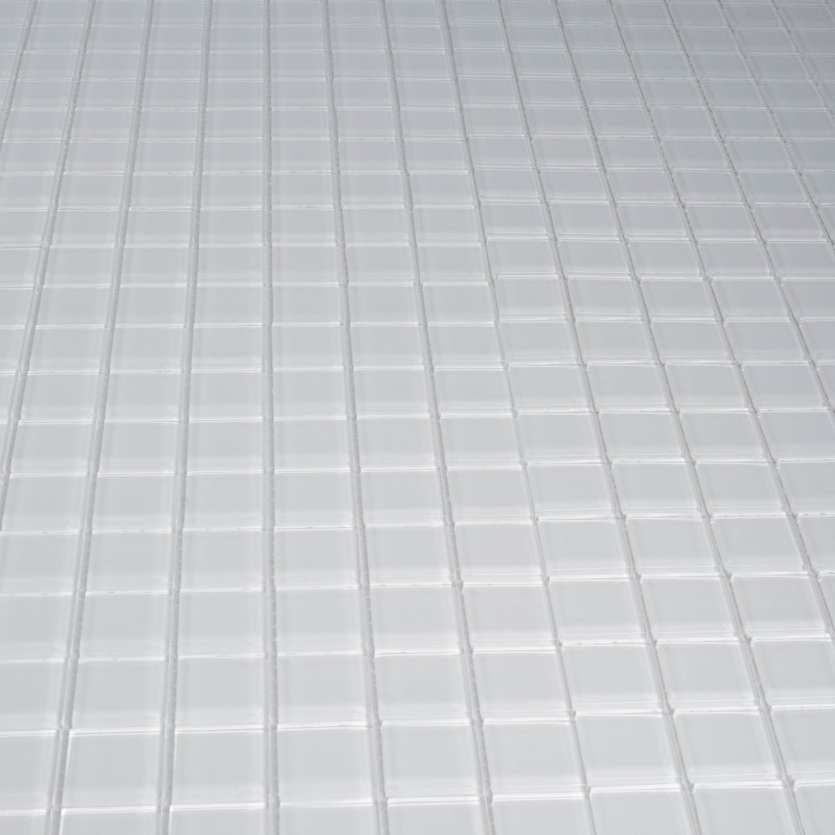 Apollo Tile (Sample) Floor and Wall Tile White 4-in x 4-in Glossy Glass Uniform Squares Floor and Wall Tile