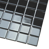 Apollo Tile (Sample) Floor and Wall Tile Black 4-in x 4-in Glossy Glass Uniform Squares Floor and Wall Tile
