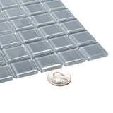 Apollo Tile (Sample) Floor and Wall Tile Mink Gray 4-in x 6-in Glossy Glass Uniform Squares Mosaic Floor and Wall Tile