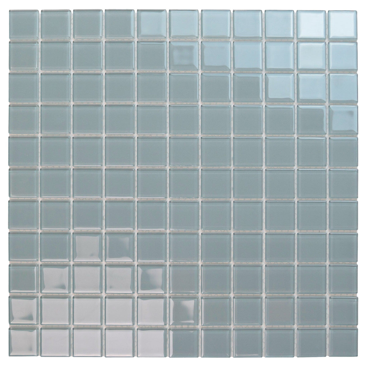Apollo Tile (Sample) Floor and Wall Tile Stone Gray 4-in x 4-in Glossy Glass Uniform Squares Floor and Wall Tile