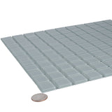 Apollo Tile (Sample) Floor and Wall Tile Stone Gray 4-in x 4-in Glossy Glass Uniform Squares Floor and Wall Tile