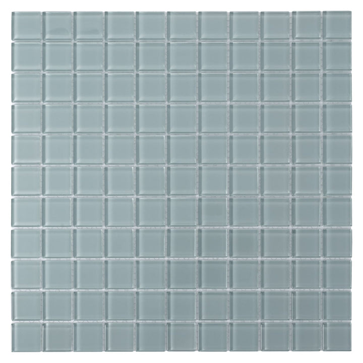Apollo Tile (Sample) Floor and Wall Tile Stone Gray 4-in x 4-in Glossy Glass Uniform Squares Floor and Wall Tile
