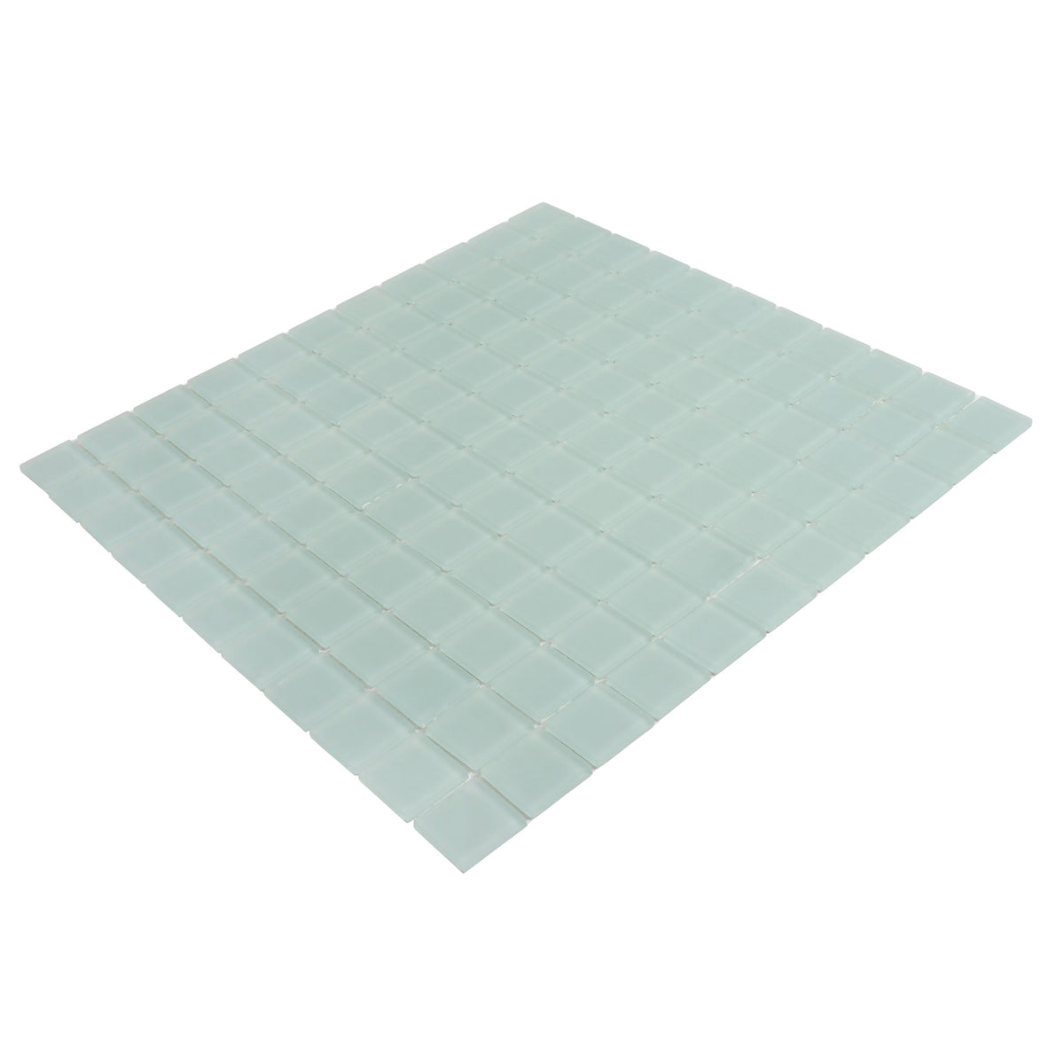 Apollo Tile (Sample) Floor and Wall Tile Cadet Blue 4-in x 4-in Matte Glass Uniform Squares Floor and Wall Tile
