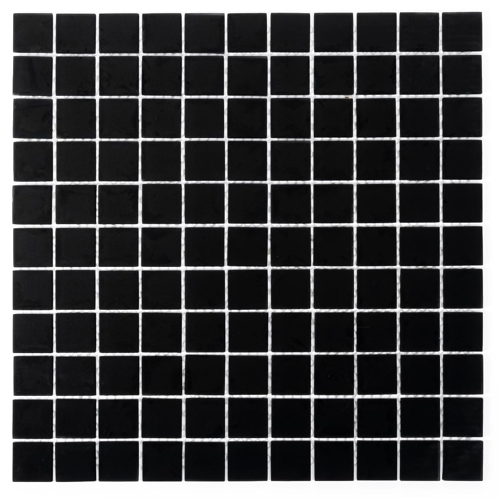Apollo Tile (Sample) Floor and Wall Tile Black 4-in x 4-in Matte Glass Uniform Squares Floor and Wall Tile