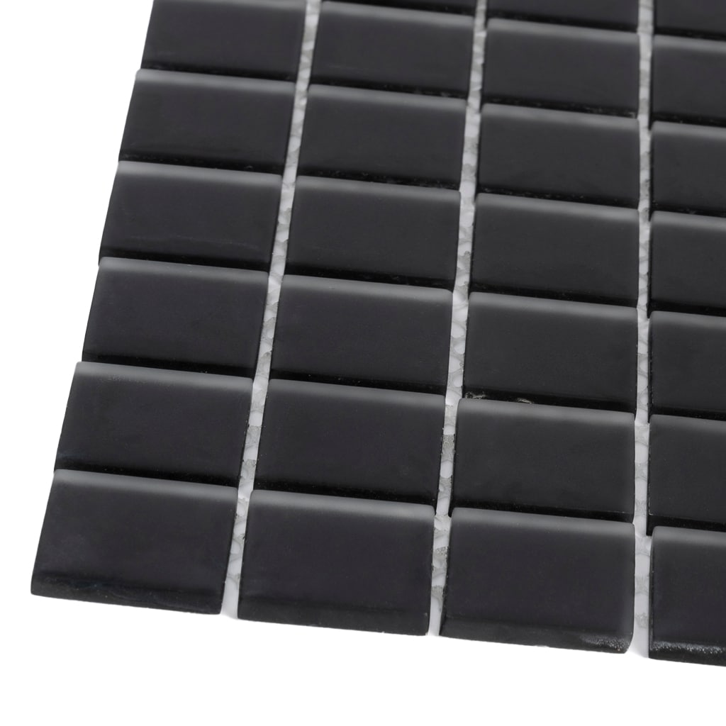 Apollo Tile (Sample) Floor and Wall Tile Black 4-in x 4-in Matte Glass Uniform Squares Floor and Wall Tile