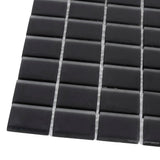 Apollo Tile (Sample) Floor and Wall Tile Black 4-in x 4-in Matte Glass Uniform Squares Floor and Wall Tile