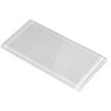 Apollo Tile (Sample) White 3-in x 6-in Glossy Glass Brick Subway Floor and Wall Tile
