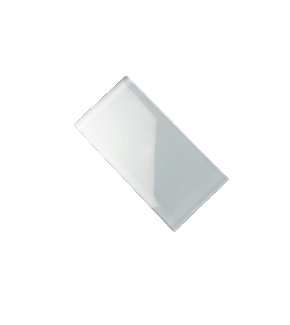 Apollo Tile (Sample) Blue 3-in x 6-in Glossy Glass Brick Subway Floor and Wall Tile