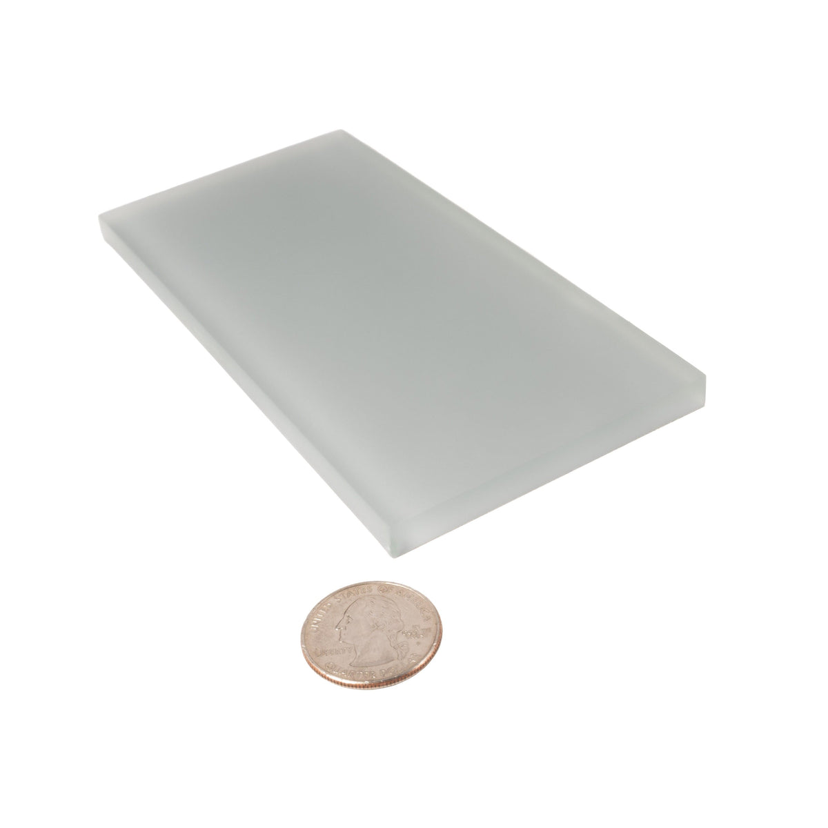 Apollo Tile (Sample) Blue 3-in x 6-in Matte Glass Brick Subway Floor and Wall Tile