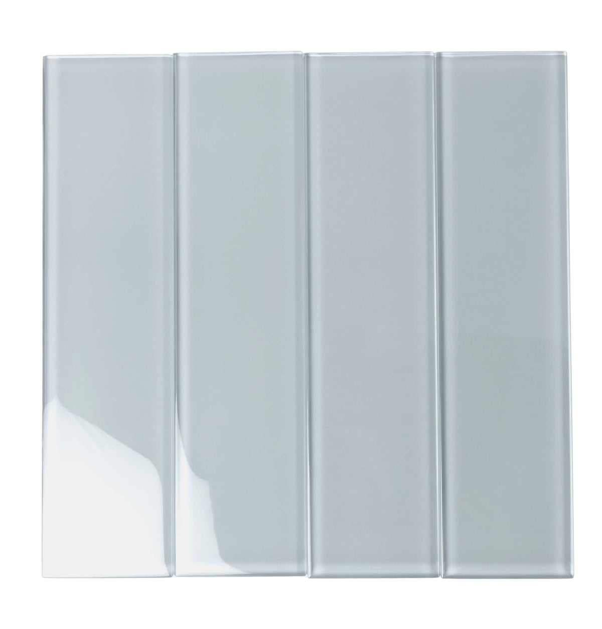 Apollo Tile (Sample) Blue 3-in x 12-in Polished Glass Floor and Wall Tile