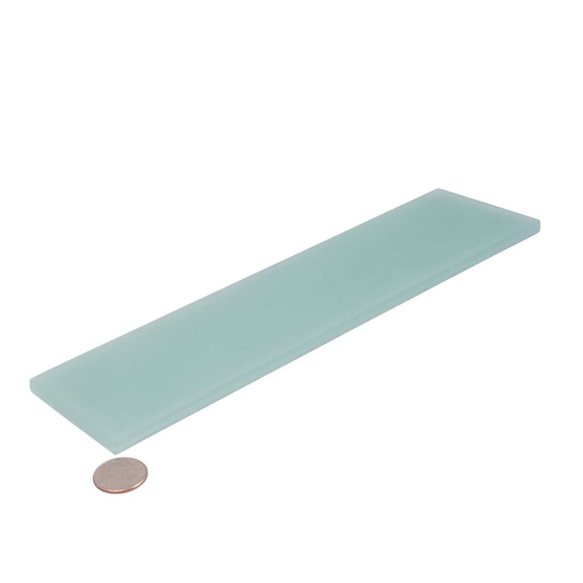 Apollo Tile (Sample) Wall Tile Cadet Blue 3-in x 12-in Matte Glass Brick Subway Wall Tile
