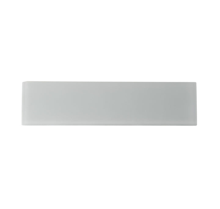 Apollo Tile Gray 3-in x 12-in Matte Glass Brick Subway Wall Tile (5-sq. ft/ Carton)