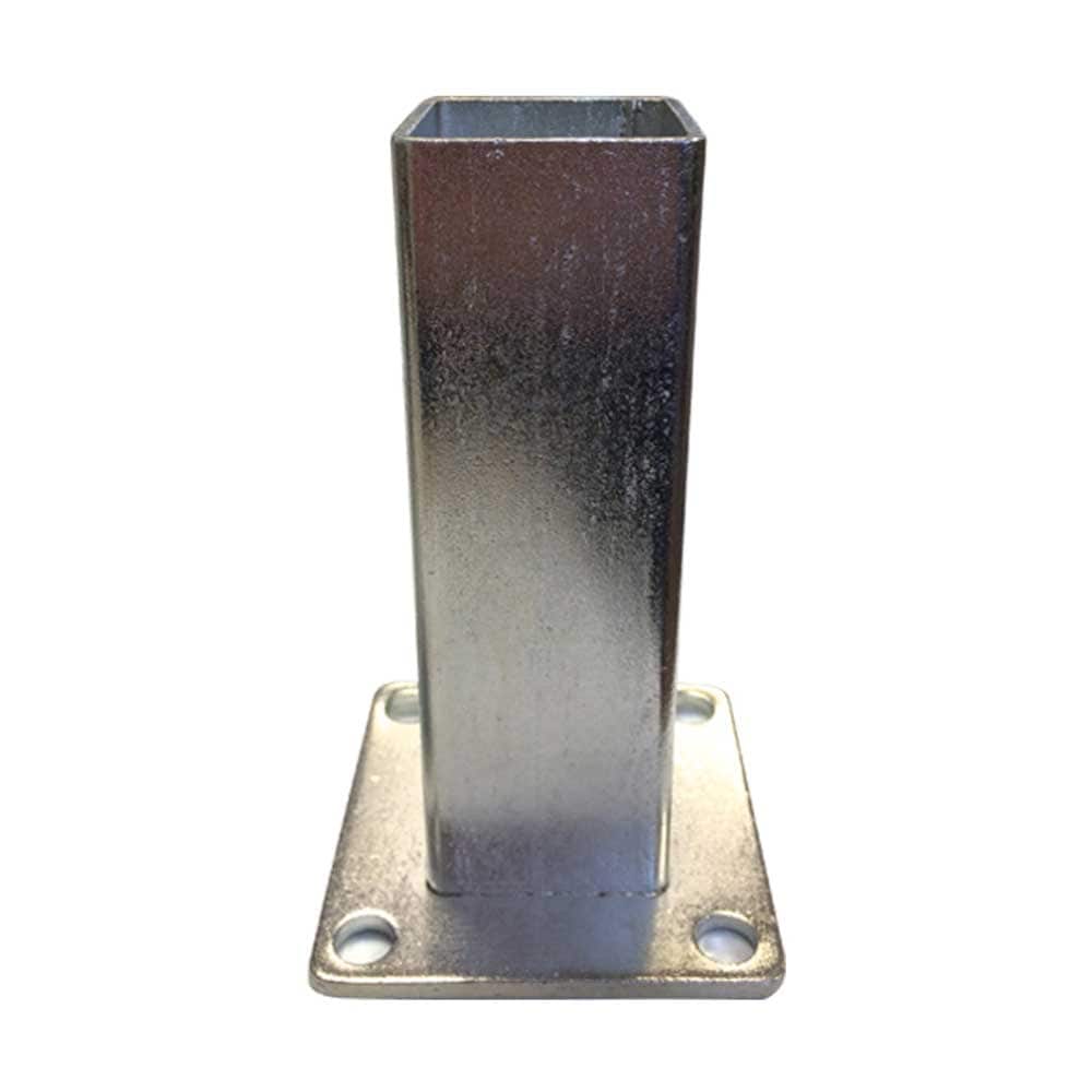 Pylex Spybase 2-in Zinc Plated Steel Post Insert For Metal Fence 6-Pack