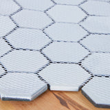 Elida Ceramica Skylight Hex 12-in x 12-in Glossy Glass Mosaic Wall Tile (0.97-sq ft per sheet)
