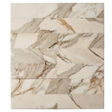Apollo Tile (Sample) Floor and Wall Tile White 4-in x 4-in Polished Marble Subway Floor and Wall Tile