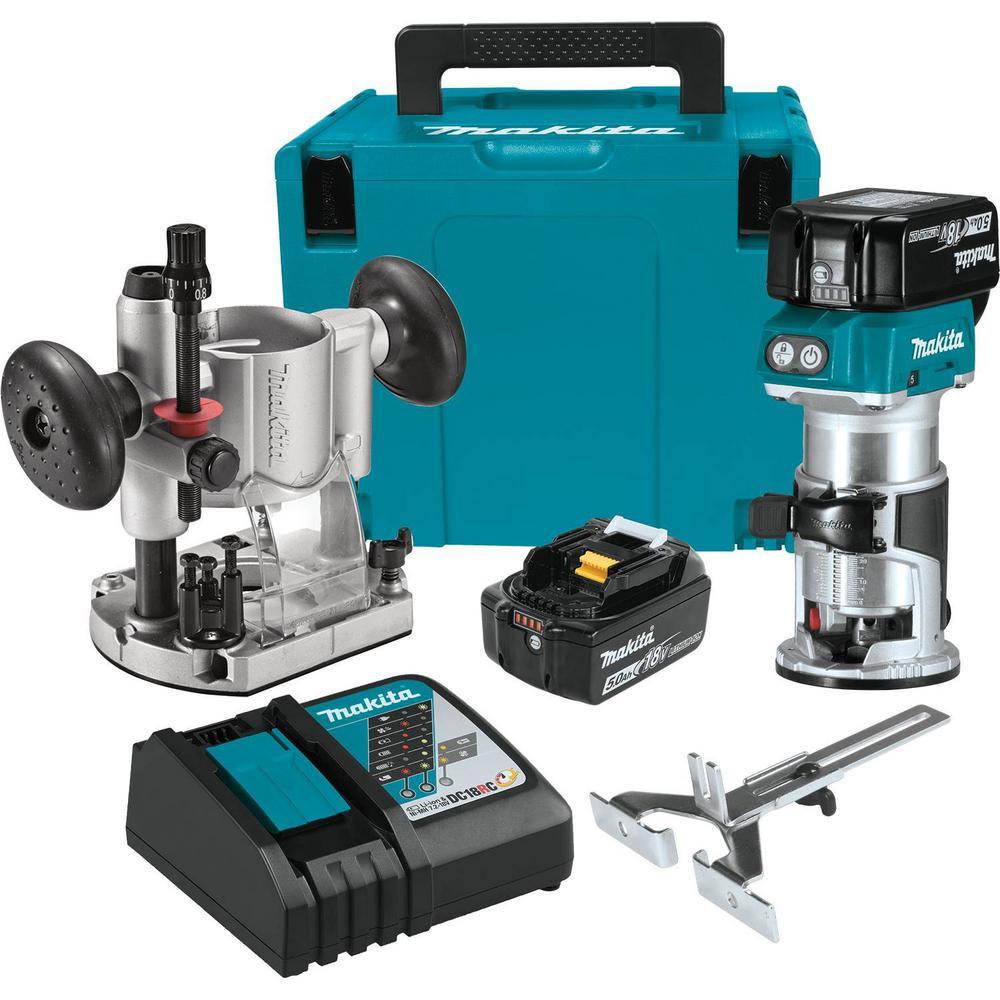18-Volt LXT Lithium-Ion Brushless Cordless Variable Speed Compact Router with Built-In LED Light (Tool Only) - Super Arbor