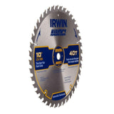 IRWIN Marathon 10-in 40-Tooth Standard tooth Carbide Circular Saw Blade