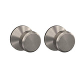 Custom Bowery Matte Black Kinsler Trim Dummy  Door Knob (2-pack) - Super Arbor