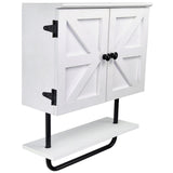 Excello Global Products 17 x 21 x 8 Barndoor Soft Close Bathroom Wall Cabinet