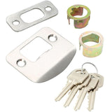 Olympic Stainless Steel Lever Combo Door Knob Set
