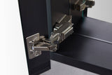 Forclover KF 15-in x 36-in Surface/Recessed Mount Black Mirrored Soft Close Medicine Cabinet