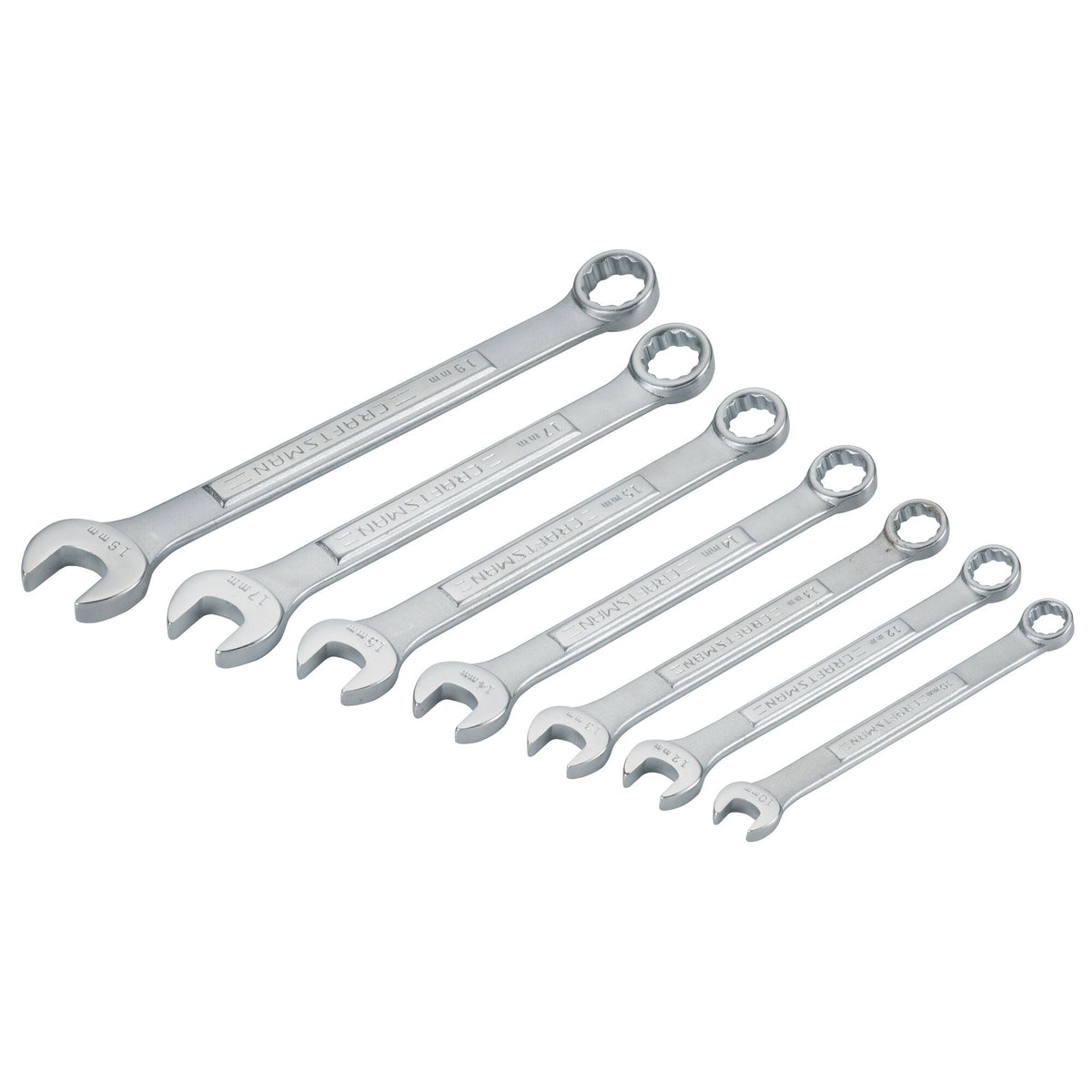 Craftsman 7-Piece Metric Combination Wrench Set, 12-Point – Corrosion-Resistant Chrome