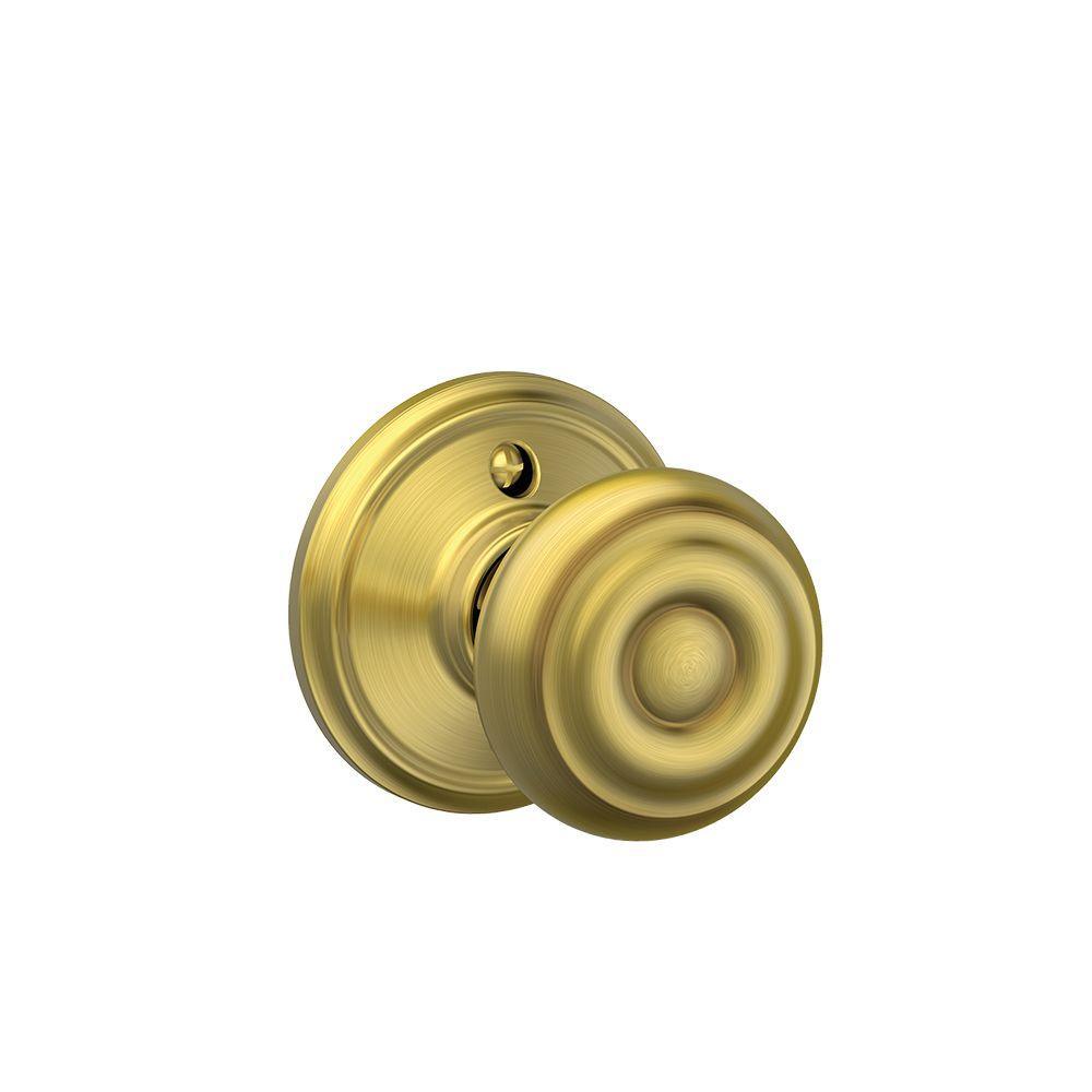 Georgian Satin Nickel Dummy Door Knob - Super Arbor