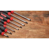 CRAFTSMAN 8-Piece Bi-Material Handle Screwdriver Set, Black Oxide Tips
