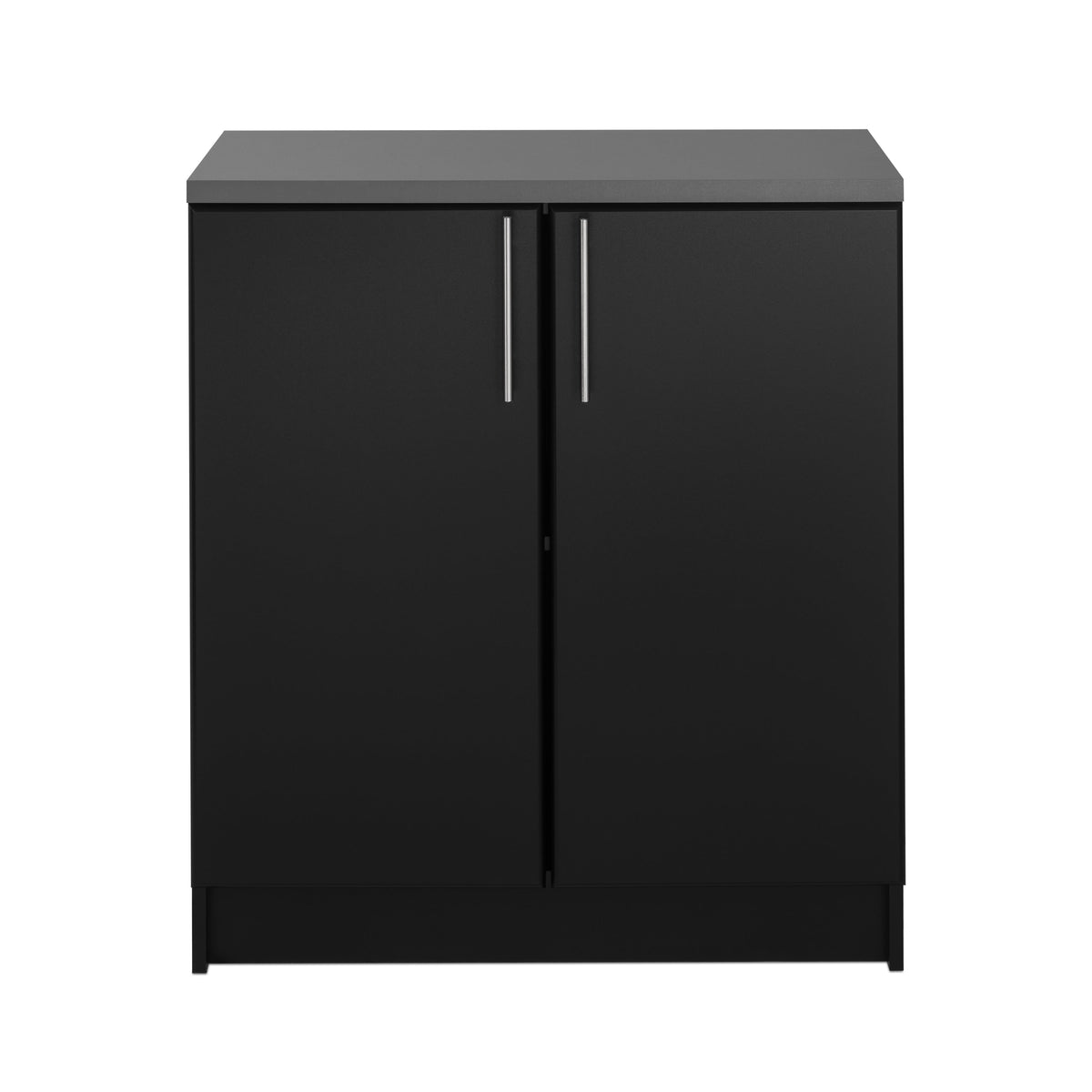 Prepac Elite 32-in W x 35.75-in H Wood Composite Black Freestanding Utility Storage Cabinet