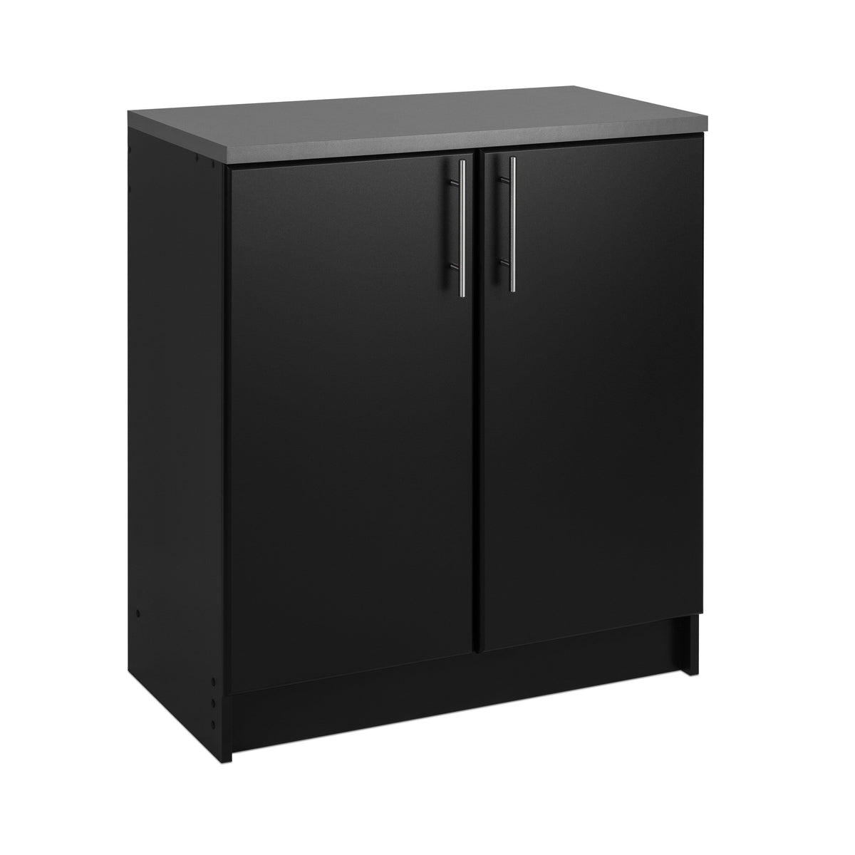 Prepac Elite 32-in W x 35.75-in H Wood Composite Black Freestanding Utility Storage Cabinet