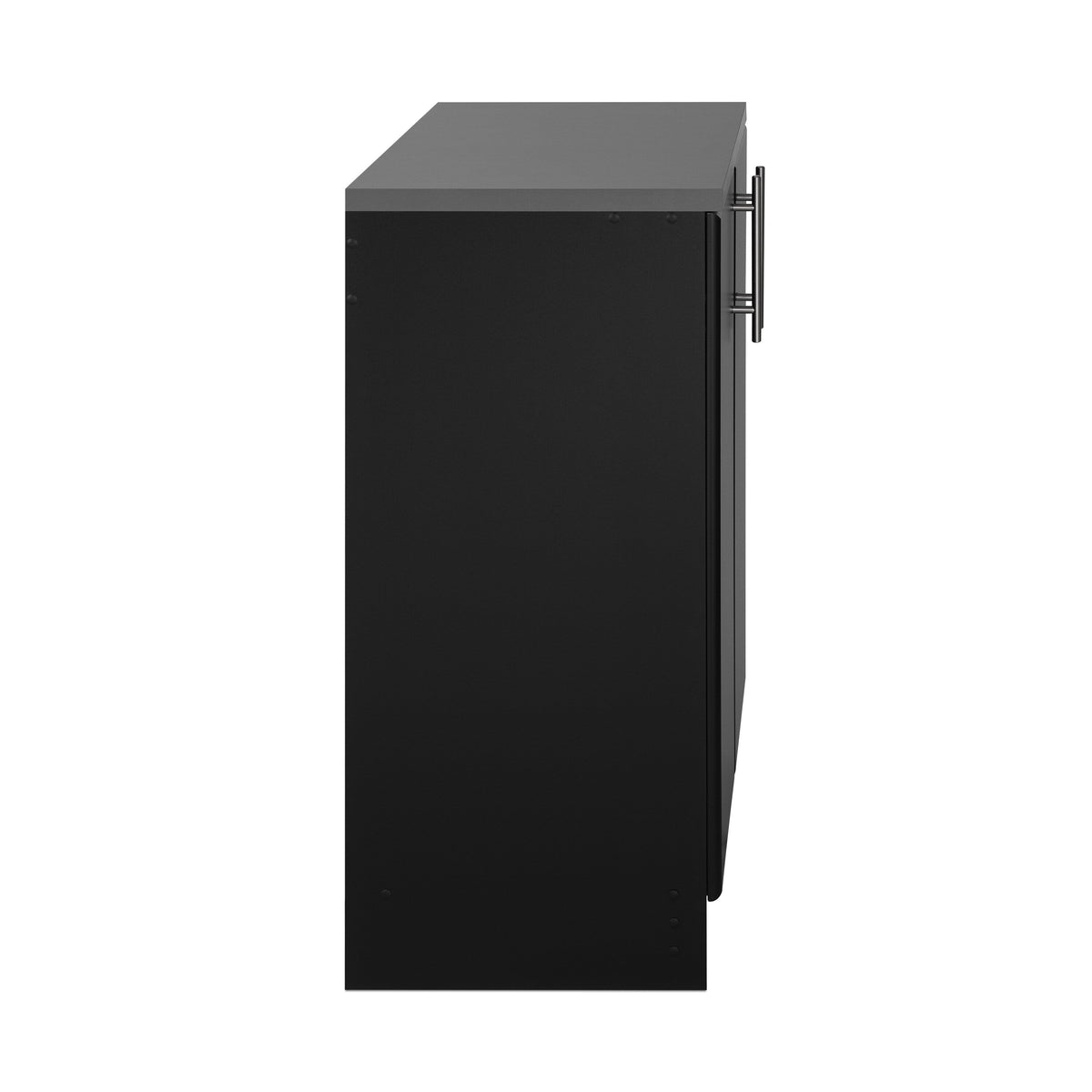 Prepac Elite 32-in W x 35.75-in H Wood Composite Black Freestanding Utility Storage Cabinet