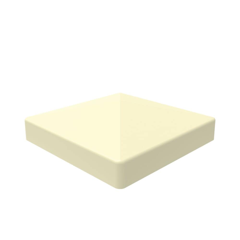 Freedom 6-in W x 6-in L Sand Vinyl Fence Post Cap- Fits Common Post Measurement: 6-in x 6-in