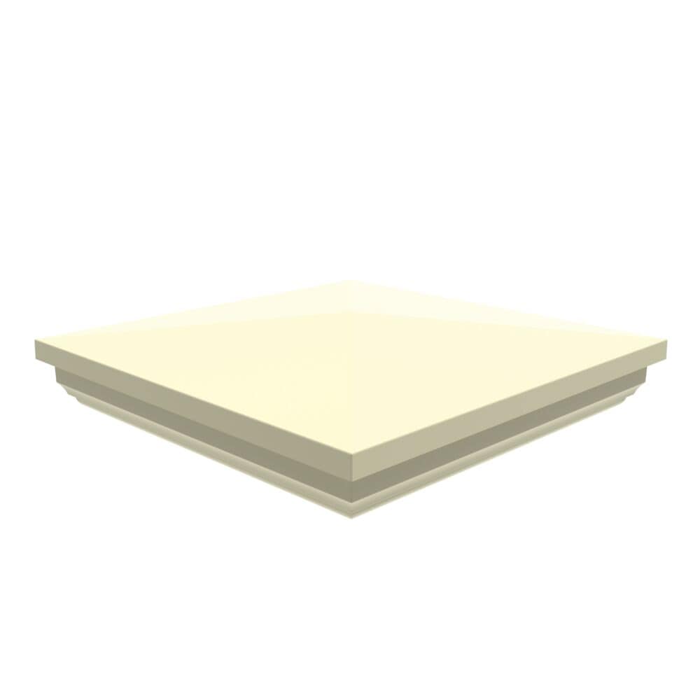 Freedom 6-in W x 6-in L Sand Vinyl Fence Post Top- Fits Common Post Measurement: 6-in x 6-in