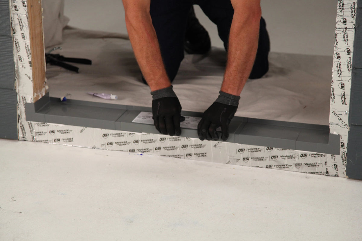 OSI Quad Butyl Flash Tape, 4-in x 75-ft, Black Butyl Rubber Flashing Tape