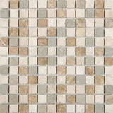 Satori Countryside 12-in x 12-in Multi-finish Natural Stone Mosaic Floor and Wall Tile (0.98-sq. ft/ Piece)
