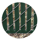 Pexco 6-ft H x 1-3/8-in W Green Hdpe Chain Link Fence Slat 78-Pack