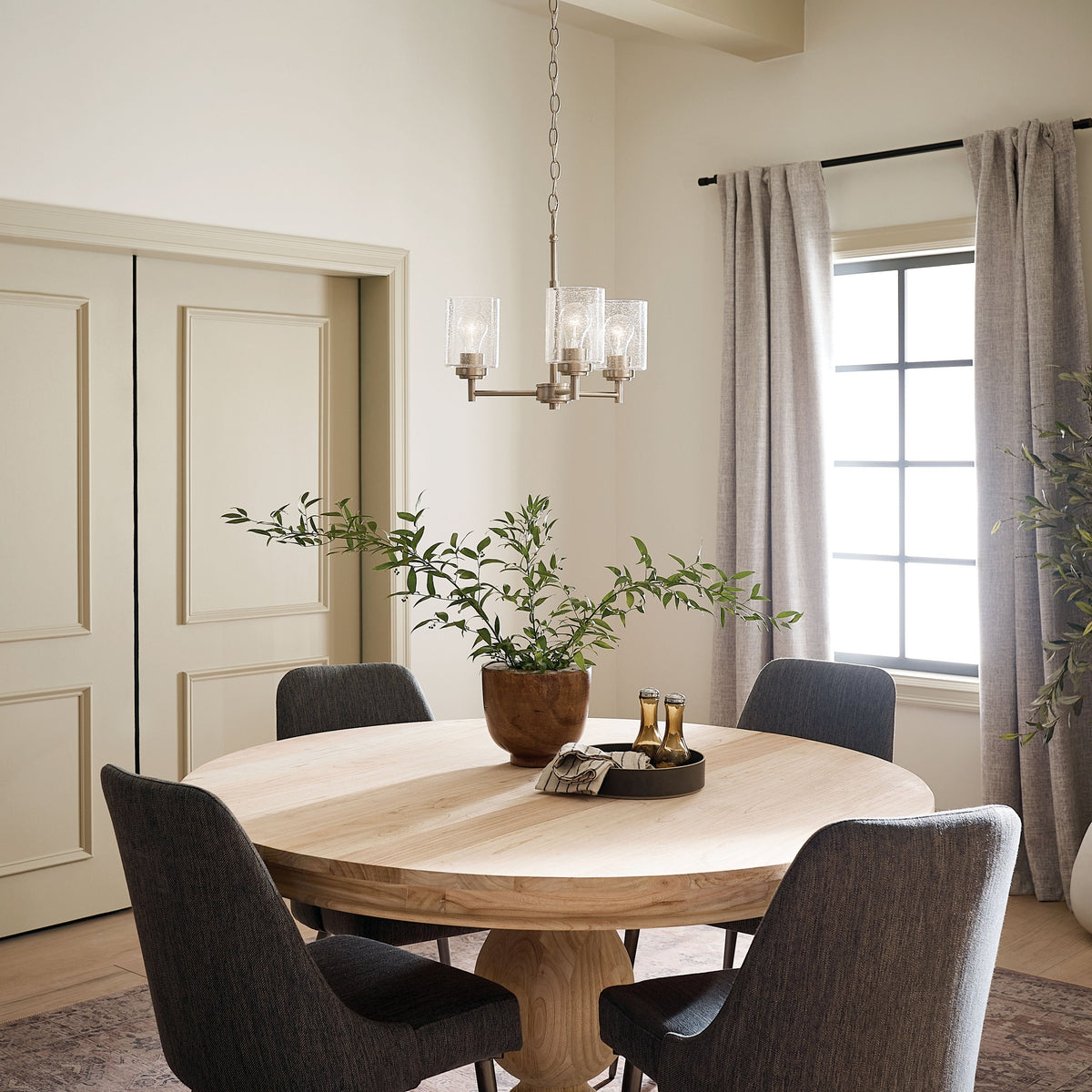 Kichler Winslow 3-Light Brushed Nickel Modern/Contemporary Chandelier