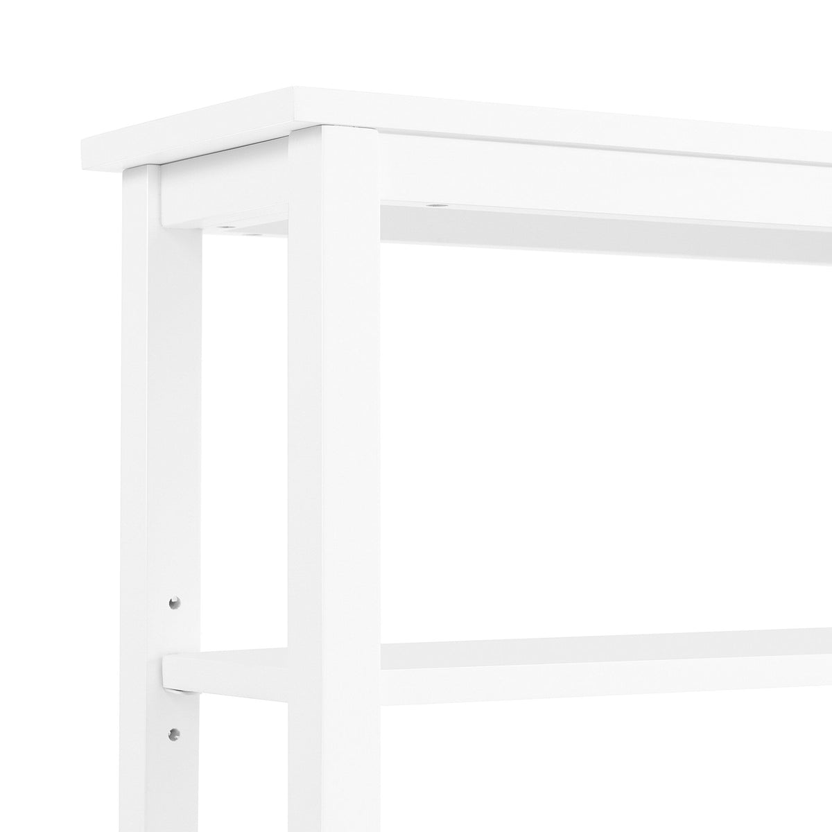 Alaterre Furniture 27-in x 65-in x 8-in White Wood Wall-mount Linen Cabinet